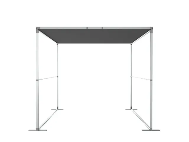 FlexFrame Modulair systeem Dak 150x230cm Zilver frame