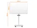 Nobo Move & Meet Mobiele Flipover 70x100cm staal grijs