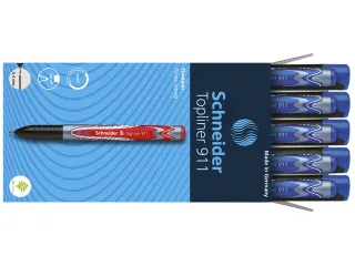 Fineliner Schneider Topliner 911 blauw 0.4mm - 5