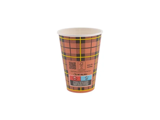 Kartonnen Beker 5% PE 180ml Scotty 100 stuks rood Voordeelbundel