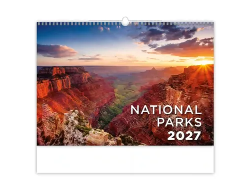 Kalender 2027 Helma 365 31.5x45cm Nationale parken