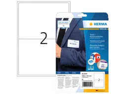 HERMA 4519 Naambadge textieletiket A4 199,6x143,5mm Wit 40 stuks