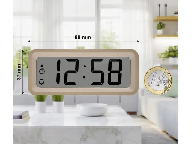 Wekker Technoline WT 175 88x37x21 mm goud