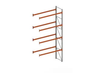 palletstelling,aanbouwveld,HxBxD 5500x2785x1100mm,vakl. 2250kg - 1
