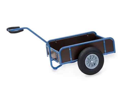 Handtrekwagen 4108L met 4 wanden 2 Wielen 845x545mm Luchtbanden