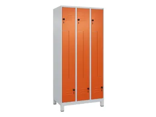 Z-garderobekast,HxBxD 1950x900x500mm,vak B 150/300mm,draaigrendel - 1