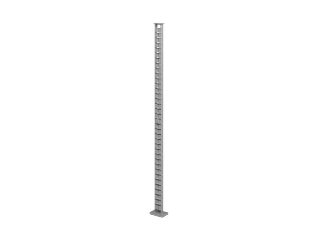 Addit kabelgeleider Grijs voor zit-sta Bureau 130cm incl. magneethoude