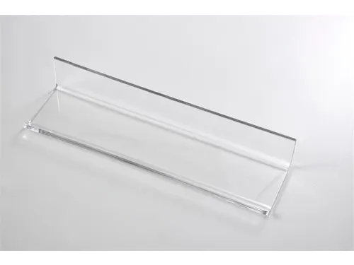 Glasbord transparante afleggoot 20cm