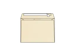 Gekleurde Envelop 120 gram C5 162x229mm Ivoor 250 Stuks