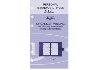 Agendavulling 2027 Kalpa Personal 7dagen/2pagina's - 9