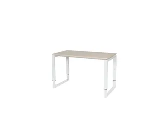 Domino Plus Bureau Hoogte Verstelbaar 1200x600mm Robson Eiken Wit - 1