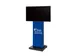 Support écran sur pied avec écran Samsung 50 inch QRM et textile