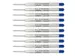 Balpenvulling Parker Quinkflow medium blauw blister à 10 stuks