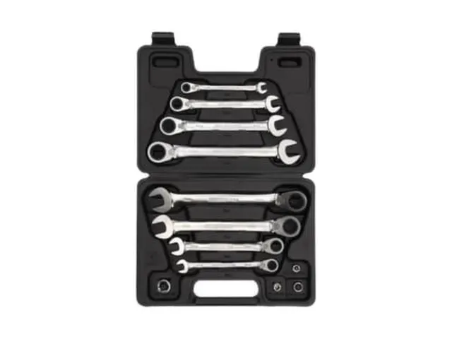 GEDORE R07203012 Combinatie ratel steeksleutelset SW8-19mm 12stuks