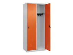 locker,HxBxD 1850x800x500mm,2vak,vak B 400mm,draaigrendel