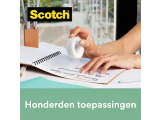 Plakband Scotch Magic 900 19mmx30m onzichtbaar mat - 4