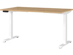 Elektrisch ihv bureau,HxBxD 720-1200x1400x800mm,blad Grandson-eiken