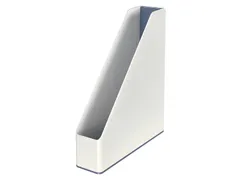 Tijdschriftcassette Leitz WOW wit/grijs