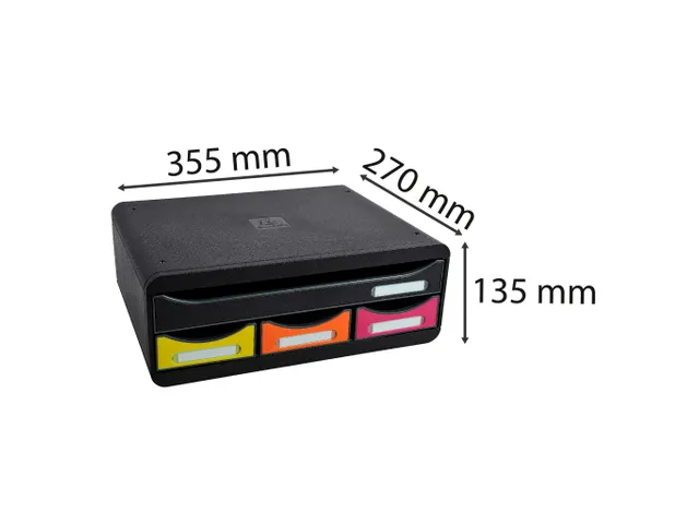 TOOLBOX MINI 4 lades IDERAMA harlekijn