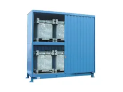 stellingcontainer v. gevaarlijke stoffen,max. 6xIBC,staand