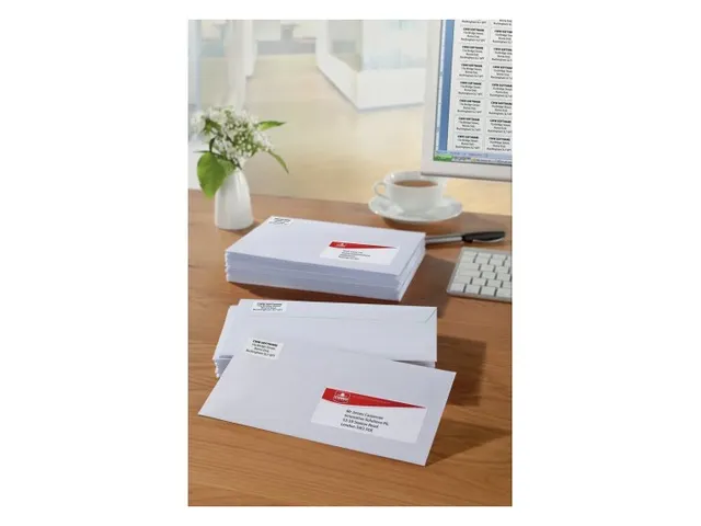 Adresetiket Avery J8159-10 63.5x33.9mm Inkjet Wit 240 Stuks