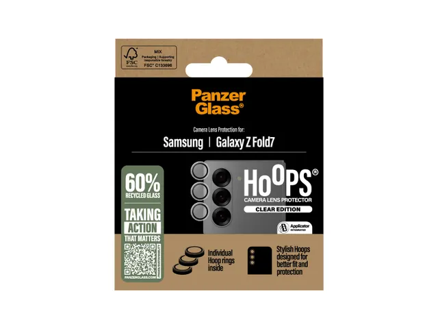 PanzerGlass Hoops Camera Lens Protector Transparent Samsung Galax