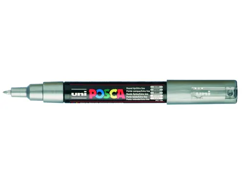 Verfstift Posca PC1MC Extra Fijne punt 0,7-1,0mm zilver