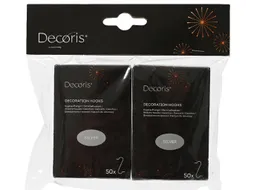 Kerstbalhaakjes Decoris ijzer blister à 2 doosjes à 50 stuks