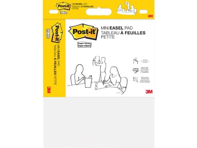 Post-it mini meeting chart 45,7 cm x 38,1 cm blanco