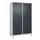 PBM-locker,HxBxD 1950x1200x500mm,4vak,vak B 300mm,draaigrendel