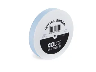 Lint Colop E-mark 15mmx25m blauw - 2