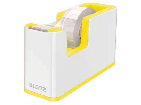 Plakbandhouder Leitz WOW wit/geel