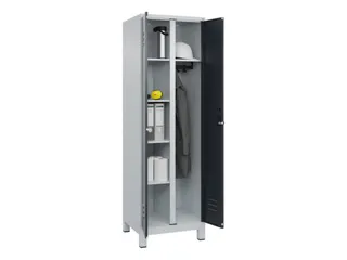 wasgoedverdeelkast,HxBxD 1950x600x500mm,vak B 300mm,draaigrendel - 3