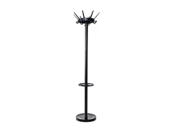 Kapstok MAUL Caligo staand 175cm 32 haken zwart RAL9004