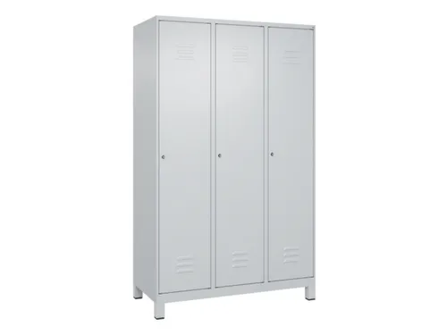 locker voor scheiding van kleding,HxBxD 1950x1200x500mm,3vak