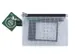 Trousse Foldersys A6 EVA transp sans PVC 2 comp fermeture éclair noir