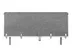 BakkerElkhuizen BE Safety Screen Achterpaneel 120 × 60 cm Grijs