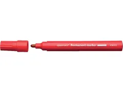Quantore Permanent marker rond 1-1.5mm rood Voordeelbundel