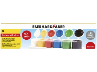 Schoolverf Eberhard Faber assorti 6x25ml - 1