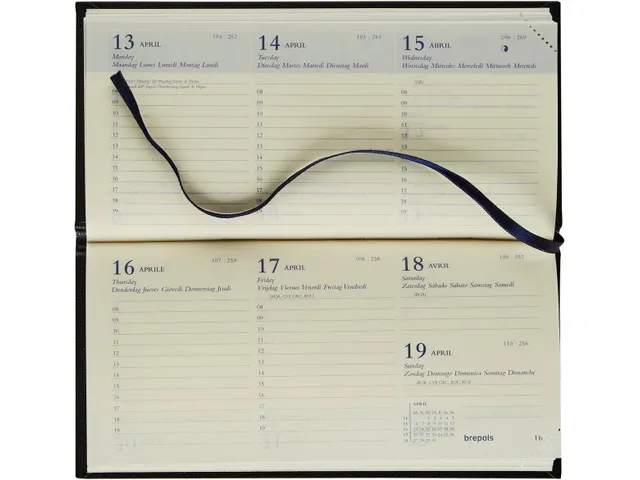 agenda Breprint Lima 6-talig, blauw, 2025-2026