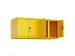 Rehausse d’armoire 4 compartiments L300mm RAL1023/RAL1023