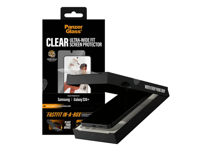 PanzerGlass FastFit Samsung Galaxy S26 Plus Screen Protector