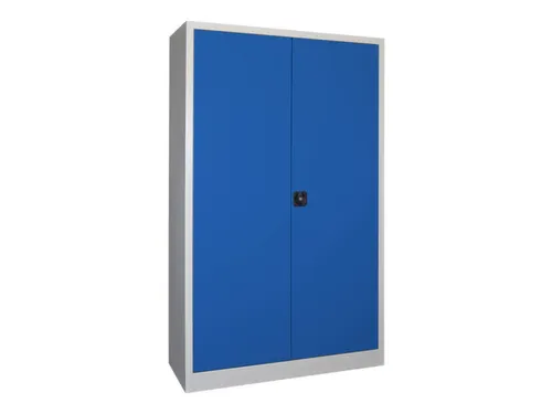 grootvolumekast met openslaande deuren,RAL7035,front RAL5010