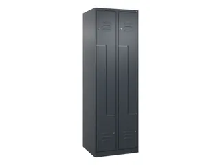 Z-garderobekast,HxBxD 1850x600x500mm,vak B 150/300mm,cil.-slot - 1