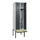 locker met bank,HxBxD 2120x600x815mm,2vak,vak B 300mm,draaigrendel