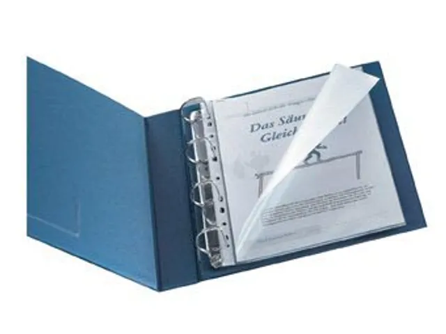 Geperforeerde Showtas A4 11-gaats Glashelder 80mic Pak 25 Stuks