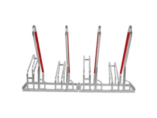fietsenrek,HxBxD 930x1400x820mm,4instelplaatsen,gebruik eenzijdig - 3