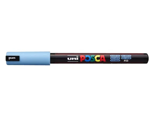 Verfstift Posca PC1MR Extra Fijne punt 0,7mm IJsblauw