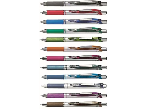 Gelschrijver Pentel Energel BL77 bruin 0.35mm