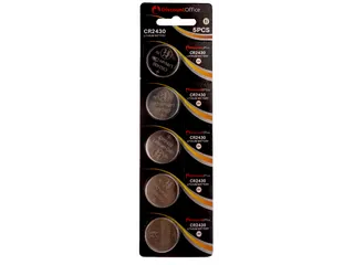 Knoopcelbatterij CR2430 3.0V Blister 5 Stuks - 2